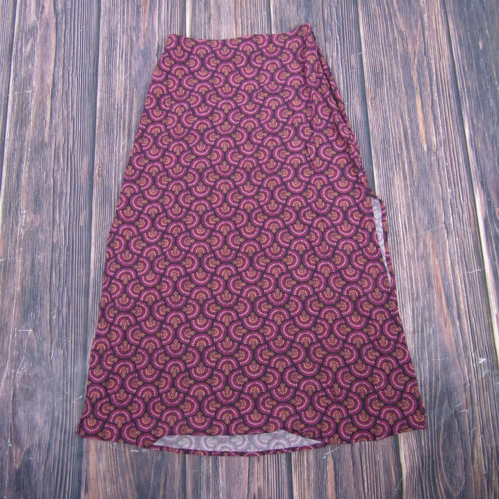 Marine Layer NEW NWT Womens Size 0 Purple Ryan Midi Slip Skirt Boho